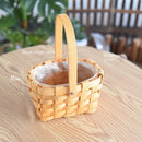 Handwoven Rattan Flower Basket by Axyaa - Versatile Storage & Décor Basket