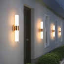 Axyaa Golden Metal Acrylic Wall Lamp for Living Room Bedroom Bathroom