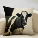 Axyaa Nice Cow Cushion Cover - Decorative Pillow Case for Sofa & Chair