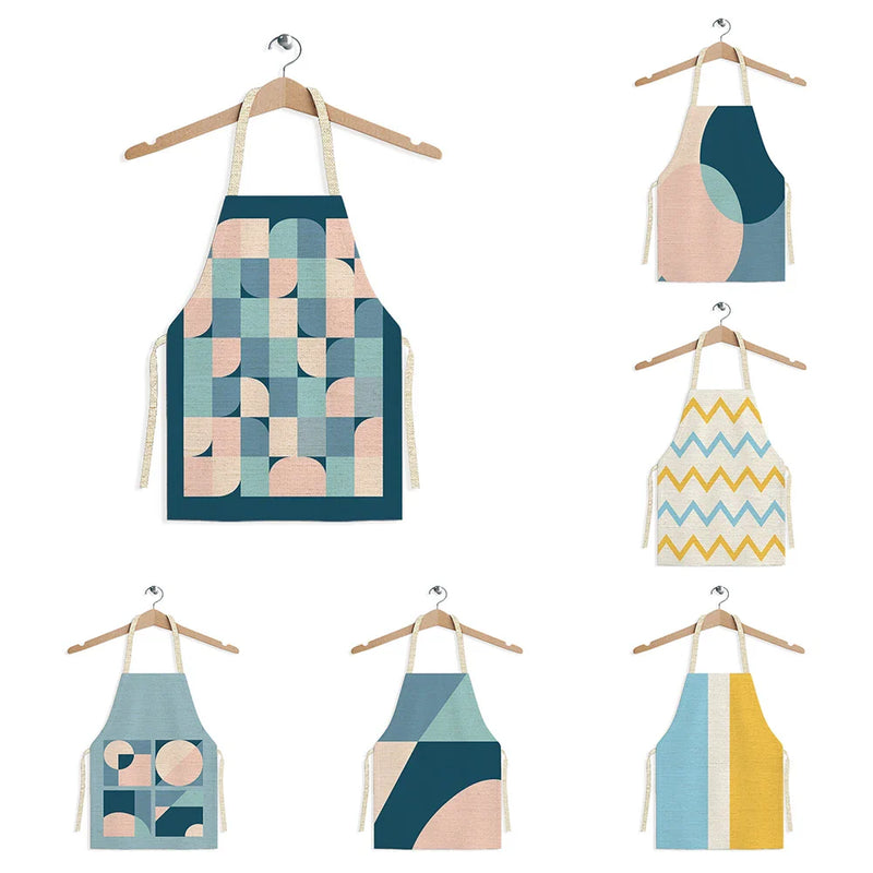 Axyaa Diamond Kitchen Apron - Irregular Pattern for Cooking, Baking, Cleaning