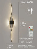 Axyaa Modern USB Rechargeable Wall Sconces Night Light