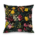 Axyaa Night Rose Linen Pillowcase - Decorative Floral Pillow Covers for Home Decor