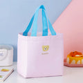 Axyaa Insulated Lunch Bag with Badge: Portable Thermal Cooler for School & Picnic