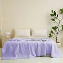 Axyaa Solid Color Cool Silk Summer Quilt - Single Piece