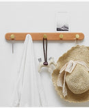 Axyaa Wooden Over-the-Door Coat Hook for Wardrobe and Entryway