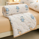 Axyaa Floral Print Quilted Comforter for Bed - Soft & Breathable Single/Double Size