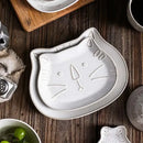 Axya Cute Cat Ceramic Tableware Set.