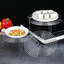 Axyaa Stainless Steel Steaming Rack - Durable Cooling Holder for Pressure Cooker