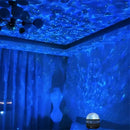 Axyaa LED Night Light with Water Ripple & Star Effects Remote Control