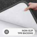 Axyaa Shaggy Soft Bath Rug 60x150 - Absorbent & Non-Slip Large Bathroom Mat