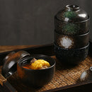 Axyaa Vintage Ceramic Stew Pot with Lid Bowl - 300ml