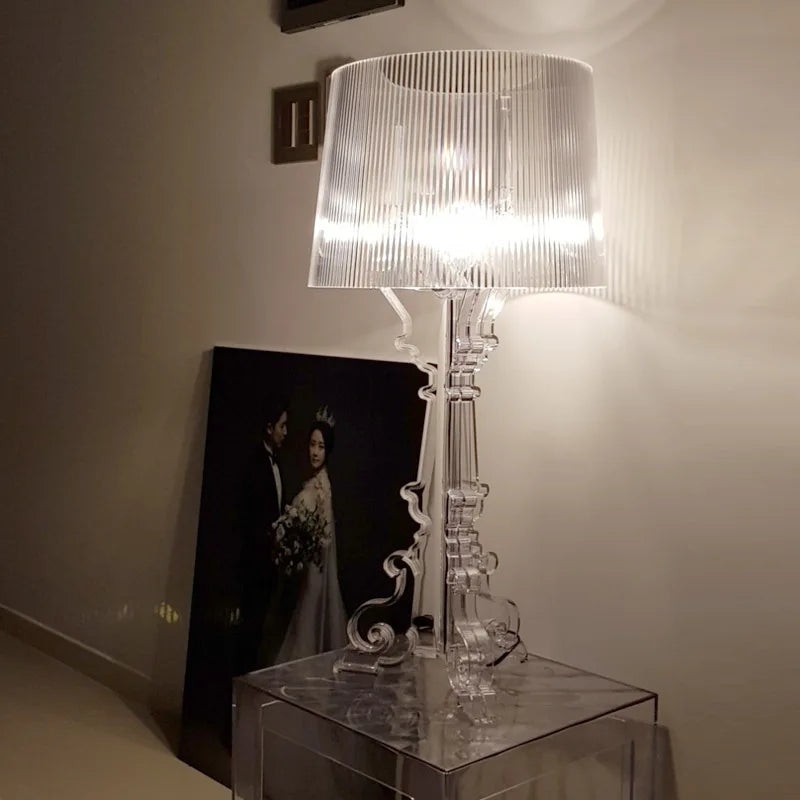Axyaa Modern Acrylic LED Floor Lamp for Bedroom and Dining room Decor