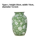 Axyaa Blue & White Porcelain Vases, Decorative Handicrafts, Ceramic Flower Vases, Entrance Hall Ornaments