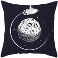 Universe Space Peach Skin Pillowcases by Axyaa - Cartoon Animation Pilot Cushion Cover