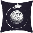 Universe Space Peach Skin Pillowcases by Axyaa - Cartoon Animation Pilot Cushion Cover