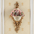 Axyaa Diamond Resin Vase Wall Hanging for Elegant Home Decor