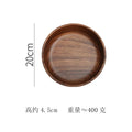 Axyaa Walnut Boat Bowl: Vintage Wooden Salad Bowl for Creative Kitchen Storage