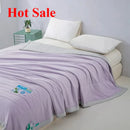 Axyaa Knitted Cool Summer Quilt Machine Washable Air Conditioner Quilt Ice Silk