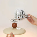 Axyaa French Retro Swing Arm Wall Lamp - Cream Style, Bedroom Bedside, Wiring-Free