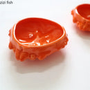 Axya Crab Shell Shape Ceramic Seasoning Dish Set