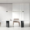 Axyaa Glass Restaurant Pendant Chandelier LED Lighting Kitchen Island Decor