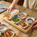 Axyaa Ceramic Bohemian Snack Bowl Set