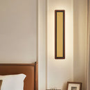 Axyaa Black Walnut Wall Lamp- Modern Chinese Style Bedroom Hallway Lighting