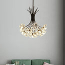 Axyaa Nordic Dandelion Ceiling Lamp: Warm, Creative Home Lighting for Bedroom, Living, Dining Room