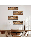 Axyaa This Is Us Together Bless Home Family Rustic Wooden Farmhouse Wall Decor