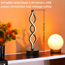 Axyaa Seaweed LED Desk Lamp, Dimmable Bedside Night Light for Bedroom and Living Room