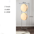 Axyaa LED Floor Lamp, Remote Control Dimming, Minimalist Nordic Design