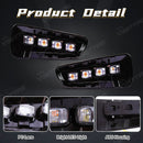 Axyaa Ford Raptor SVT F150 LED DRL Daytime Running Lights Dynamic Turn Signal Fog Lamps