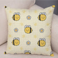 Axyaa Cartoon Animal Cushion Cover: 45*45cm for Living Room, Sofa, Car, Children's Room
