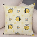 Axyaa Cartoon Animal Cushion Cover: 45*45cm for Living Room, Sofa, Car, Children's Room