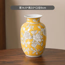 Blue & White Belly Vase by Axyaa - Retro Chinese Porcelain Ornaments for Home Decor