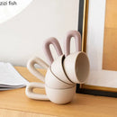 Axya Ceramic Mug with Big Handle for Coffee, Tea, Milk, Juice, and Water