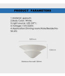 Axyaa Romantic Gypsum Wall Lamp LED Bedroom Staircase Bar Decoration