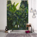 Axyaa Jungle Palm Tree Tapestry: Tropical Plant Leaves Wall Hanging.