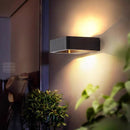 Axyaa AU60 Modern LED Wall Light Outdoor 12W Up/Down Black Grey