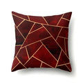 Axyaa Geometric Art Pillowcase Polyester Decorative Cushion Cover 45X45CM