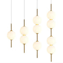 Axyaa Magic Bean Pendant Light: Modern Metal Lighting Fixture for Living Room Bedroom