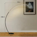 Axyaa Modern Minimalist C-shaped Fishing Floor Lamp - Nordic Design