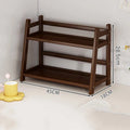 Bamboo Kitchen Spice Caddy Organizer by Axyaa
