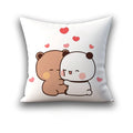 Axyaa 45x45 Cushion Cover, Cute Square Pillowcase, Birthday Wedding Gift