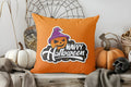 Axyaa Halloween Candy & Ghost Pillow Cover for Sofa, Bedroom, Car