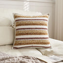 Axyaa Striped Jacquard Pillowcase Cojines for Home & Sofa Decoration