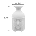 Axyaa Ceramic Warrior Head Vase for Artificial Flowers Decoration