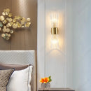 Crystal Wall Lamp for Bedroom Living Room Decor, Axyaa LED European Lighting