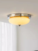 Axyaa Milk Coffee Glass Ceiling Light