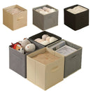 Axyaa Fabric Storage Cubes Organizer for Closet, Toys, Clothing - Home Supplies Box